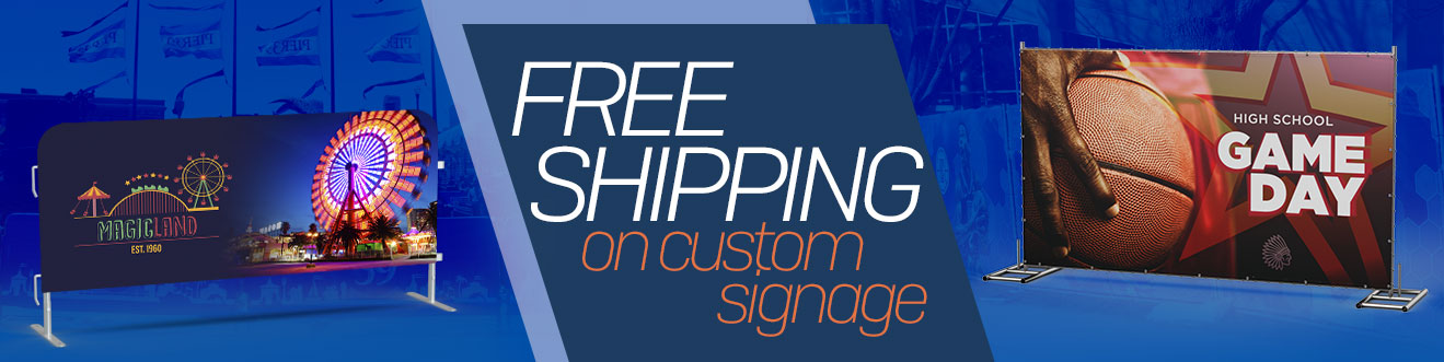 Custom Signange Free Shipping